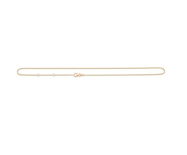 Ankerfacet 14 kt Halskæde 50 - 55cm - 9520111 - Halskæde - 9520111