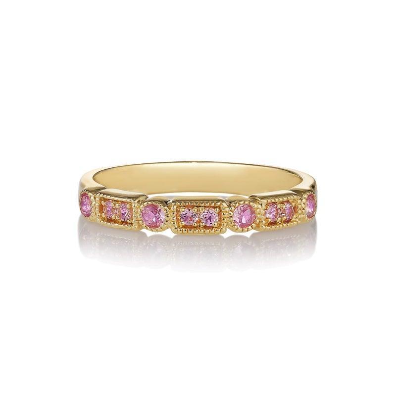 Anpé Atelier Trine Ji Light Pink Safirer Ring - 2416-1-001
