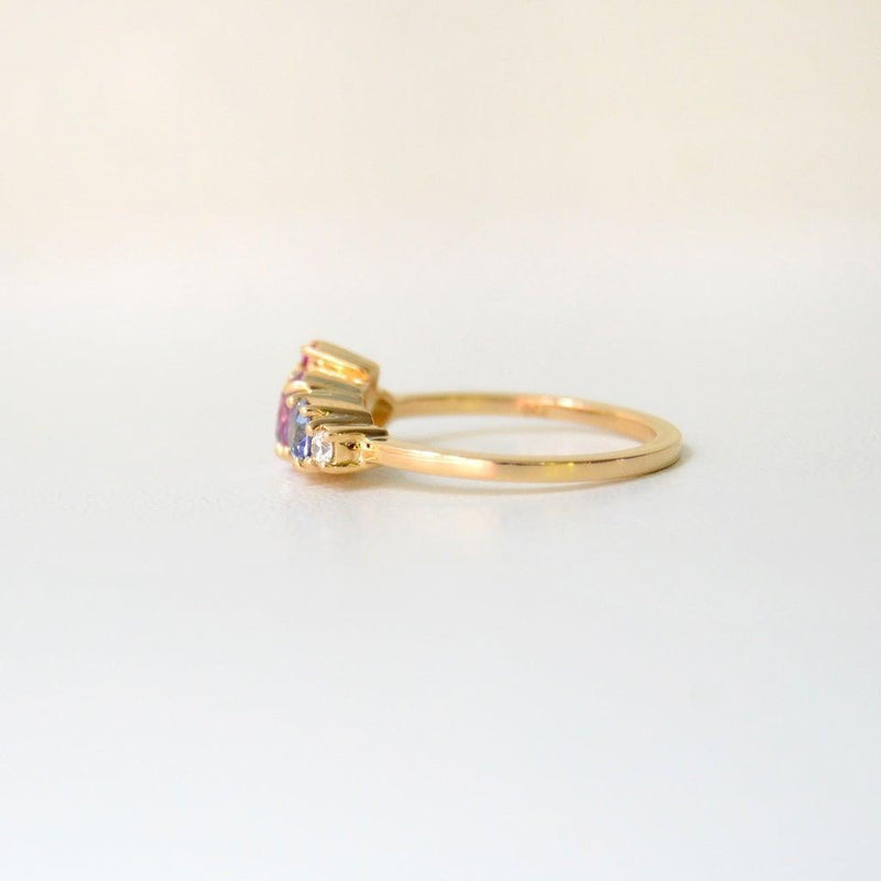 Anpé Atelier Varnaya 18kt Guld Ring m. Safirer - 27-Customized2-001
