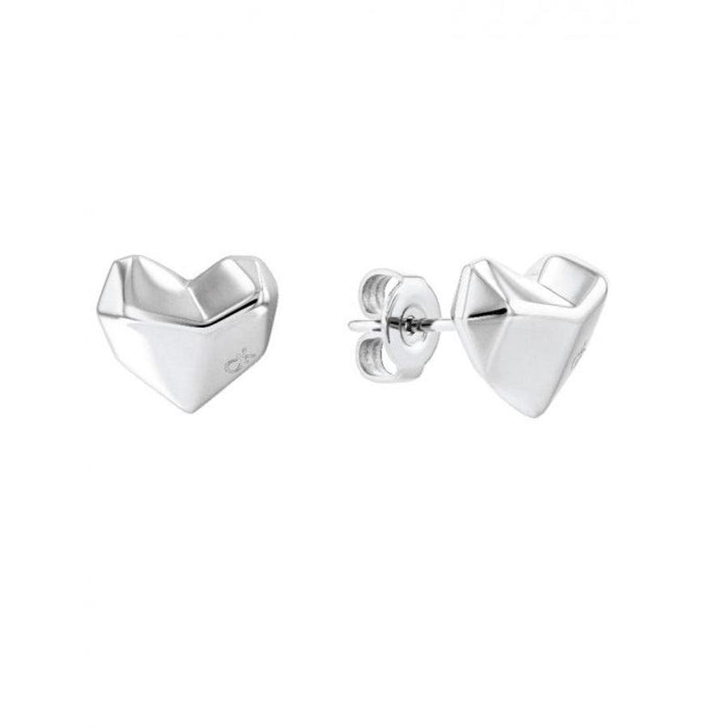 Calvin Klein Faceted Heart Earrings Stål - 35000041 - 35000041