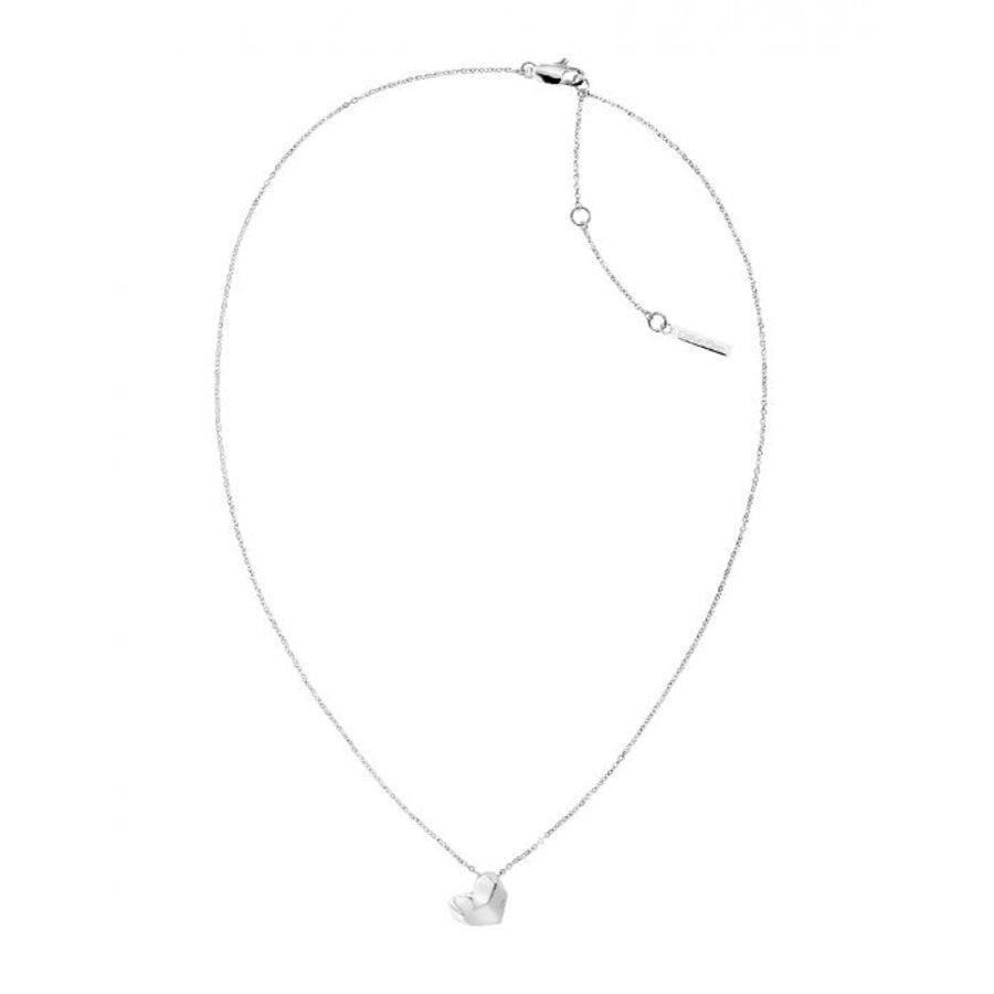 Calvin Klein Faceted Heart Necklace Stål - 35000035 - 35000035