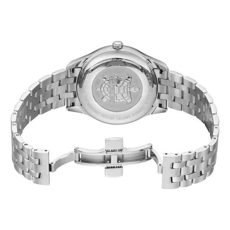 Certina DS-8 Herreur - Stållænke m. Sort Urskive - Herreur - C0334511105100