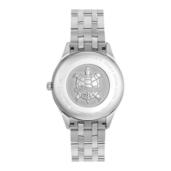 Certina DS-8 Herreur - Stållænke m. Sort Urskive - Herreur - C0334511105100