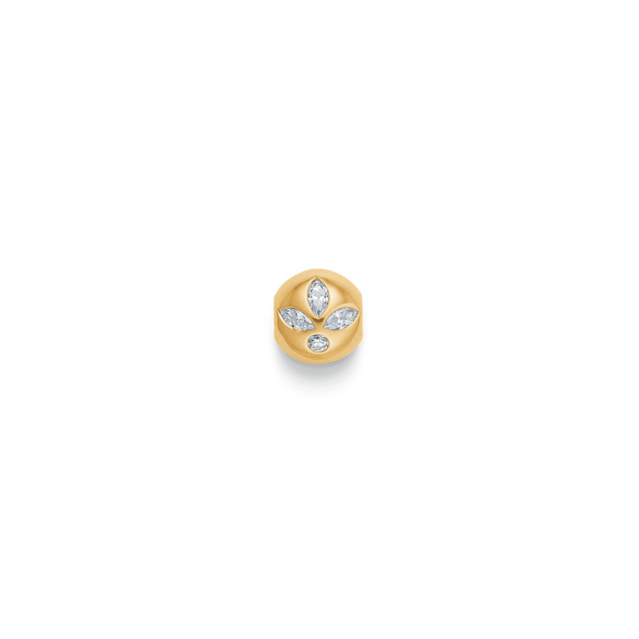 Inner Peace 18kt Diamant Lotus Perle - Udvikling - C124Y108