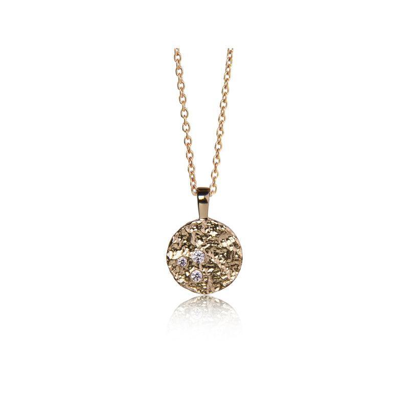 Jeberg Jewellery Piece of the Moon Halskæde - 4800-42-Gold - 4800-42-Gold