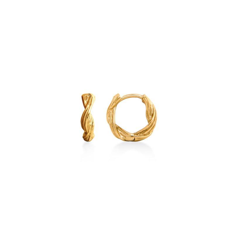 Jeberg Jewellery SAND DUNE Hoops Forgyldt - 51200 - 51200