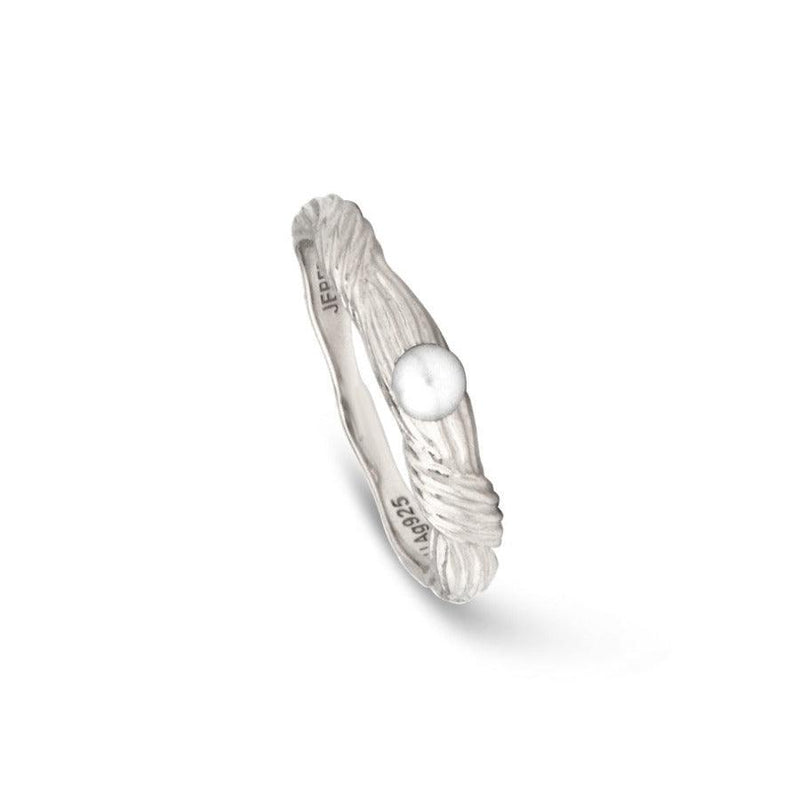 Jeberg Jewellery SAND DUNE Ring Med Perle sølv - 61202 - 61202-001