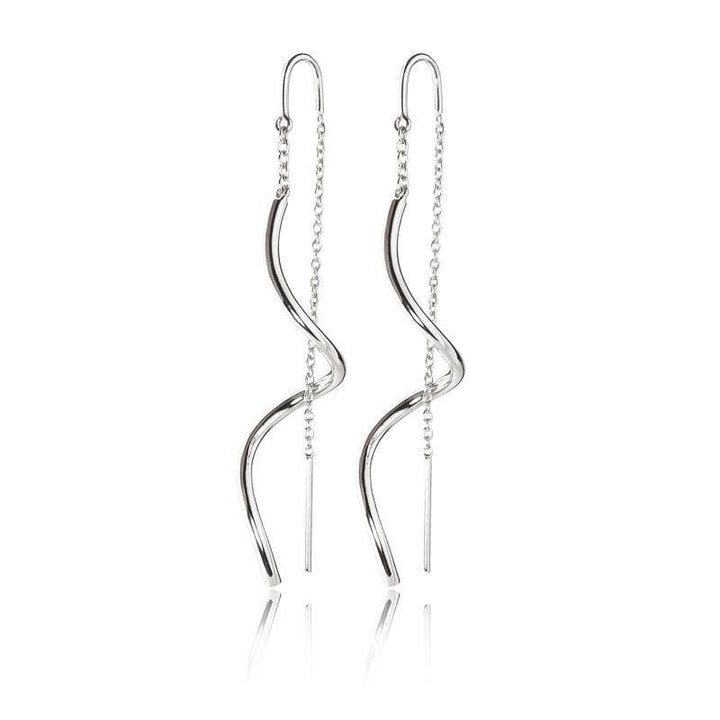 Jeberg Jewellery TWIRL Kæde Øringe - 5647 - Øreringe - 5647