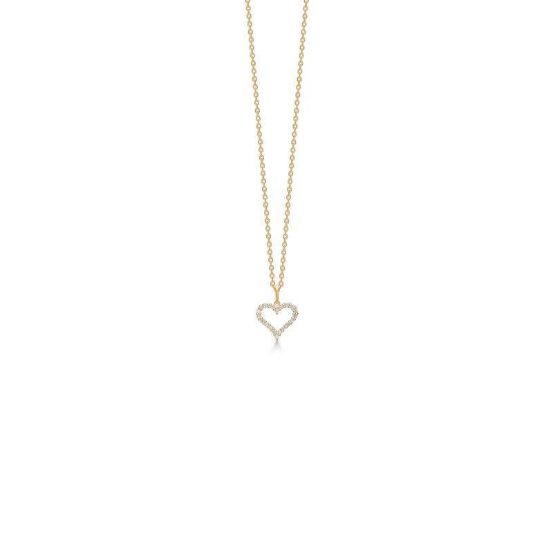 Mads Z 14 kt. Tender Heart vedhæng 0.20 ct. - Vedhæng - 1531320