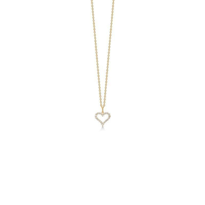 Mads Z 14 kt. Tender Heart vedhæng 0.20 ct. - Vedhæng - 1531320