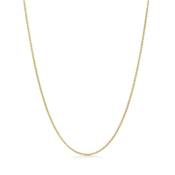 Mads Z 14kt Halskæde Anker Facet 75 - 80cm - 9520112 - Halskæde - 9520112