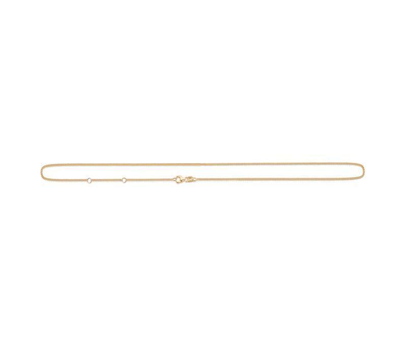 Mads Z 14kt halskæde panser 75-80cm i guld, elegant kæde i enkel stil. Model 9520122.