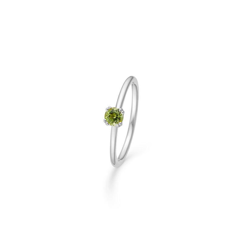 Mads Z Poetry Solitaire Peridot Ring - 2146053-001