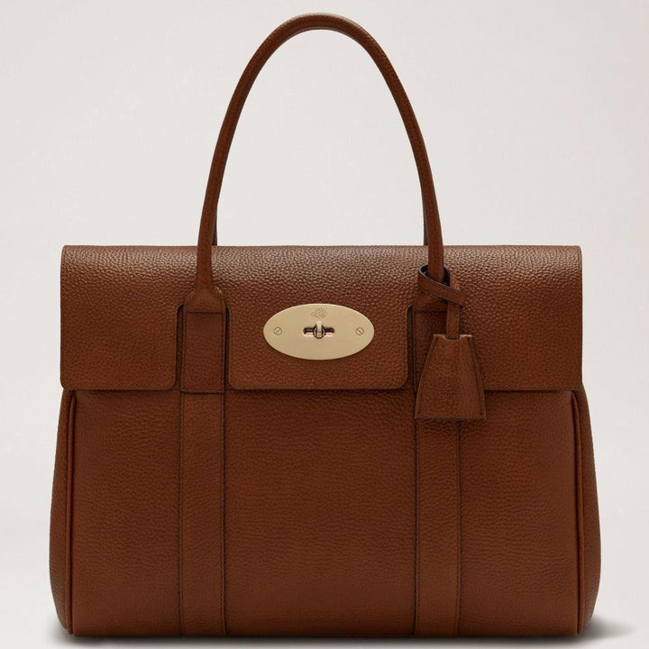 Mulberry Bayswater Small Classic Grain Oak håndtaske, forside, model 98217