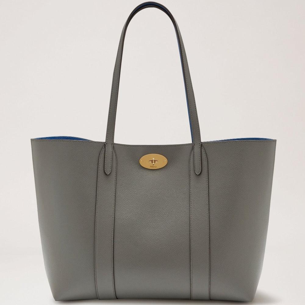 Mulberry Bayswater Tote Small Classic Grain Charcoal - HH5727/205C110