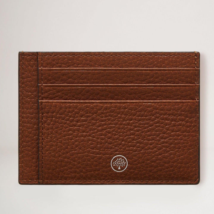 Mulberry Card Holder Two Tone Oak i tekstureret brunt læder med kortlommer. Model RL7423552G110