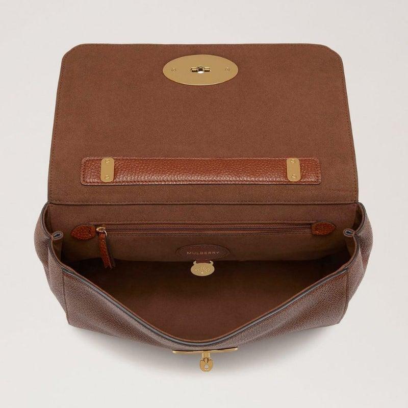 Mulberry Lily Oak - Small Classic Grain Leather - Lily Taske - HH8733/552G110