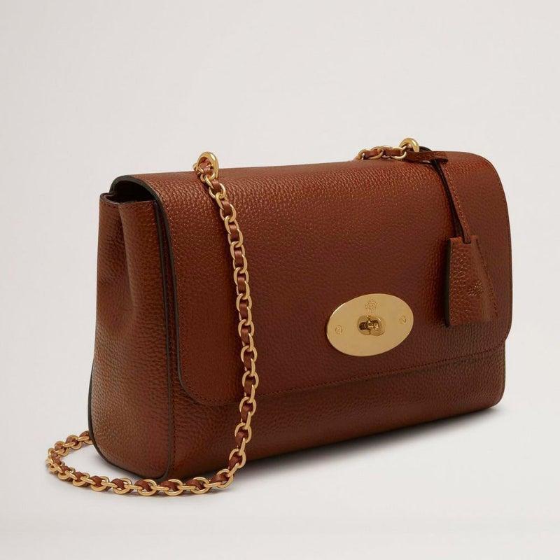 Mulberry Lily Oak - Small Classic Grain Leather - Lily Taske - HH8733/552G110