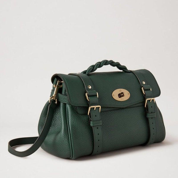 Mulberry Taske - Alexa Green Heavy Grain - Alexa Taske - HH6746/736Q633
