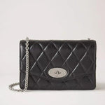 Mulberry Taske - Small Darley Black Quilted Shiny Calf - RL6060/211A100