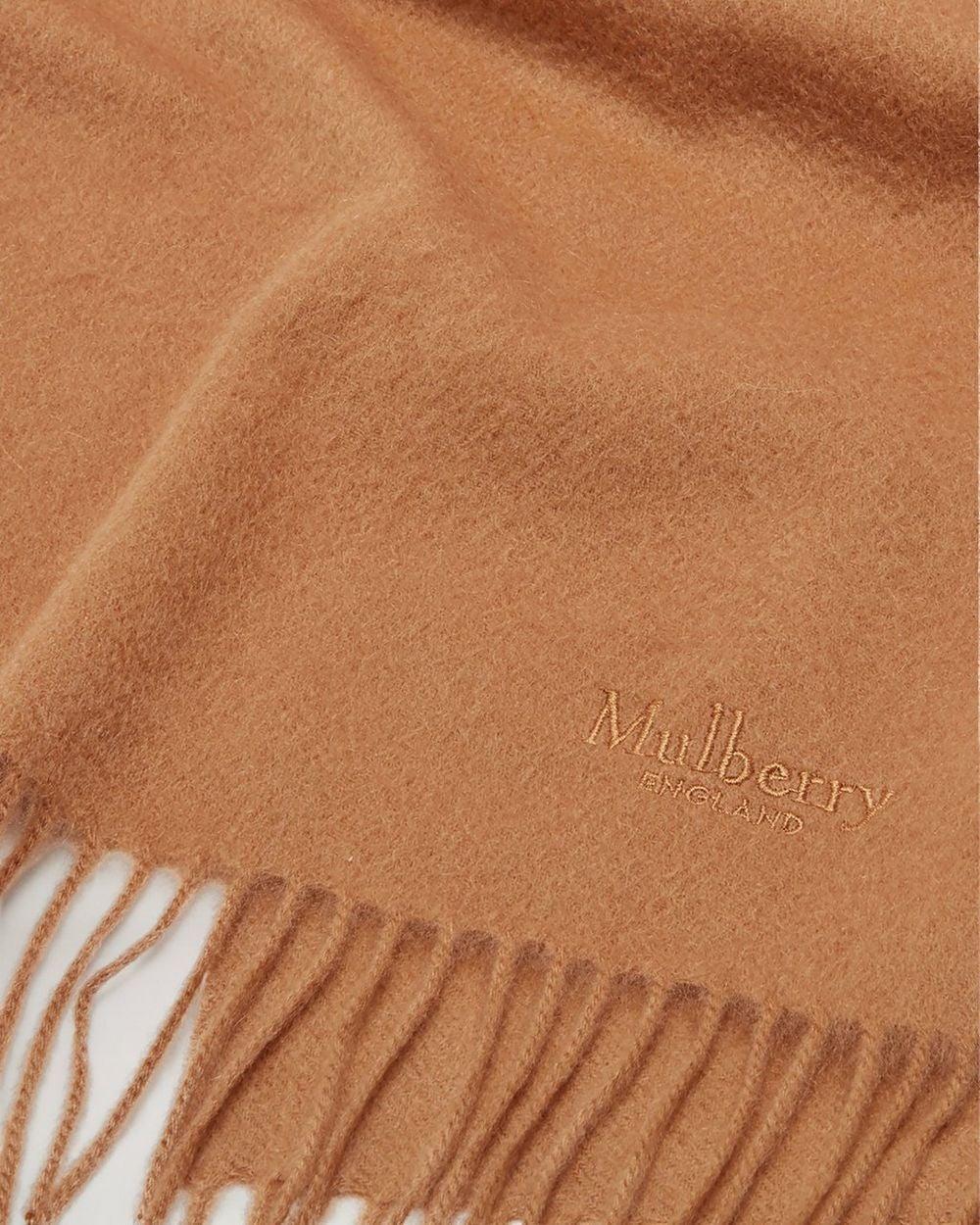 Mulberry Tørklæde - Cashmere Scarf Dark Camel - VS4460/484H684