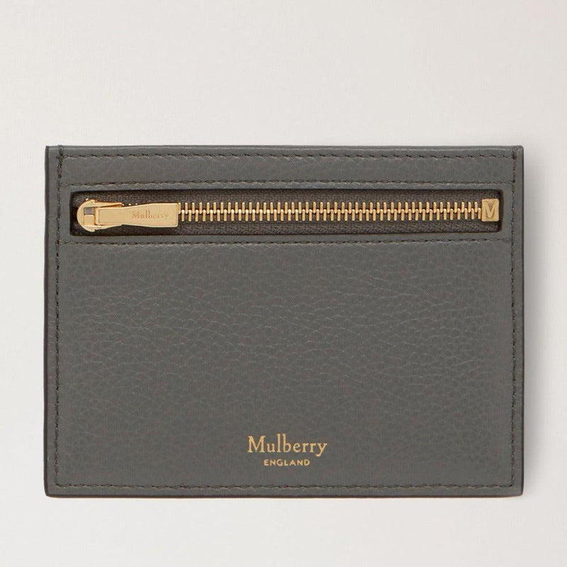 Mulberry Zipped Credit Card Slip Charcoal - RL6466/205C110