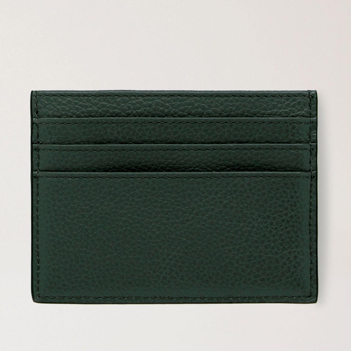 Mulberry Zipped Credit Card Slip, elegant mørkegrøn kortholder i læder. Model RL6466205Q633.