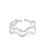 Pernille Corydon Double Wave Ring - R-456-S - R-456-S-001