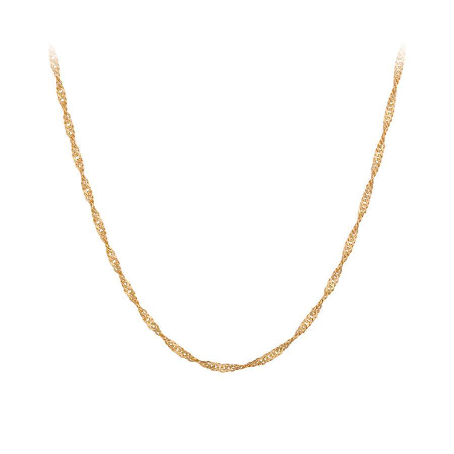 Pernille Corydon Singapore Necklace sølvforgyldt - N-695-GP-42 - Halskæde - N-695-GP-42
