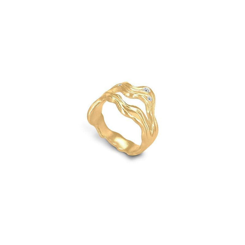 Polar Jewelry Cassiopeia Forgyldt Ring - CAS-RI-GD-WZ-001