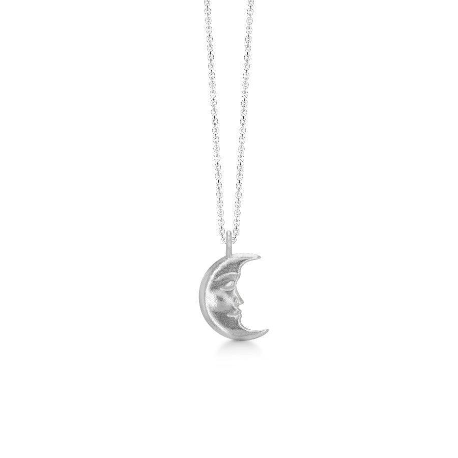 Polar Jewelry Moon Sølv Halskæde - TMO-NL-SL-00250