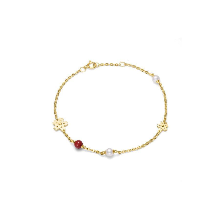 Polar Jewelry Sakura Forgyldt Armbånd - SAK-BR-GD-WP-RC-00133