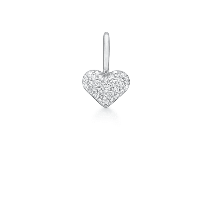 Ro Copenhagen 18kt Rock My Heart Diamant Hjerte Vedhæng Hvidguld - Vedhæng - 121372